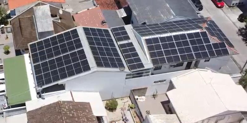 Energia Solar em comércio