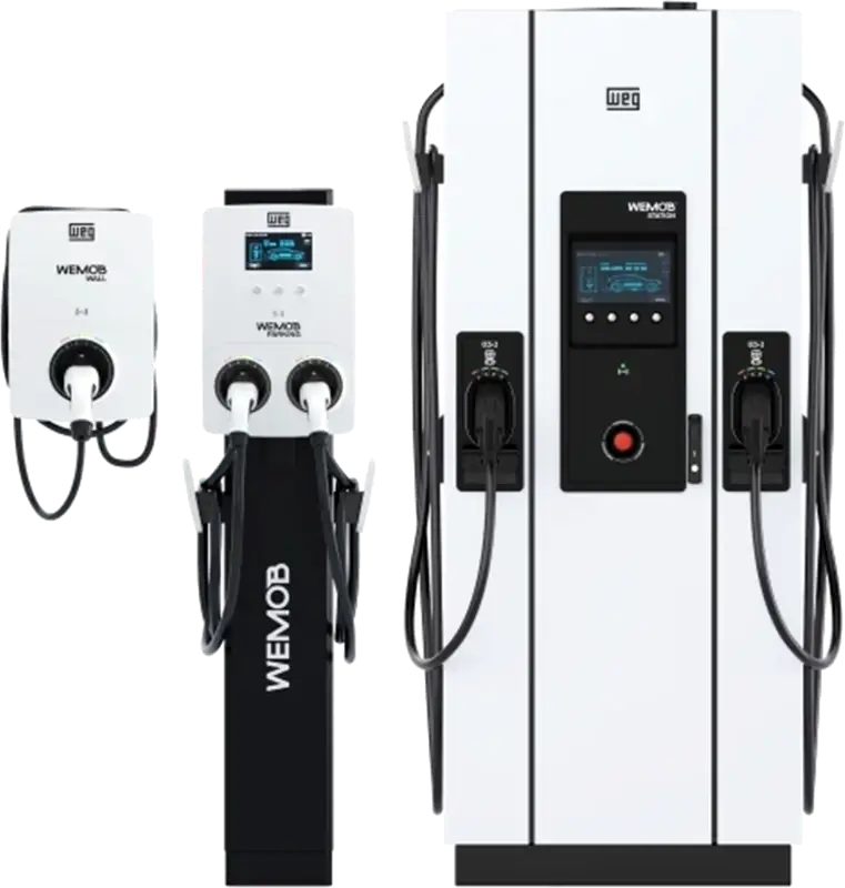 Estação carregamento carros elétricos