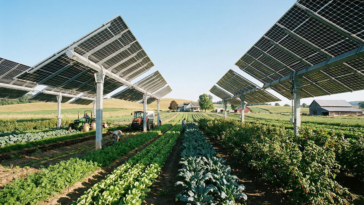 Agrovoltaica: Cultivo + Energia Solar na mesma área